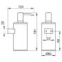 Keuco Plan 14953170100 dozownik do mydła 250 ml srebrny zdj.2