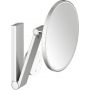 Keuco Cosmetic mirrors 17612219002 lusterko kosmetyczne 21.2x31.8 cm okrągłe z oświetleniem stal zdj.1