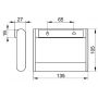 Keuco Plan 14961070000 uchwyt na papier toaletowy stal zdj.2