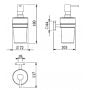 Kludi Vela S 2597605 dozownik do mydła 150 ml chrom zdj.2