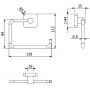 Kludi Vela S 25982N0 uchwyt na papier toaletowy złoty zdj.2