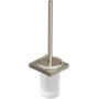Kludi Vela C 31974N5 szczotka toaletowa z rączką ścienna nikiel zdj.1