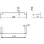 Kludi Vela R 5896205 wieszak na ręcznik chrom zdj.2