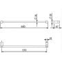 Kludi Vela R 5897905 wieszak na ręcznik chrom zdj.2