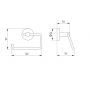 Kronenbach Radia 291000995005 uchwyt na papier toaletowy chrom zdj.2