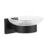 Kronenbach Quara 2.0 Black 292100601904 mydelniczka ścienna czarna-przezroczysta zdj.1