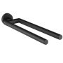 Kronenbach Lima 2.0 Black 292000750005 wieszak na ręcznik czarny zdj.1