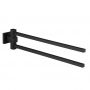 Kronenbach Quara 2.0 Black 292100721904 wieszak na ręcznik czarny zdj.1