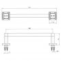Kronenbach Quara 292101515005 uchwyt wannowy zdj.2