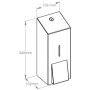 Merida Stella DSM306 dozownik do mydła 880 ml stal zdj.2