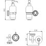 Sapho Astor 132519 dozownik do mydła zdj.2