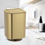 Wenko Auron 24163100 kosz na śmieci 5.5 l złoty zdj.4