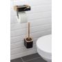 Wenko Bambusa 24754100 uchwyt na papier toaletowy czarny-drewno zdj.5