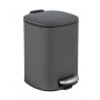 Wenko Alassio 24780100 kosz na śmieci 5 l szary zdj.1