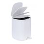 Wenko Davos 24852100 kosz na śmieci 6.5 l biały zdj.1