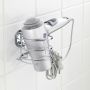 Wenko Turbo-Loc rund Stahl 18770100 uchwyt na suszarkę do włosów zdj.3