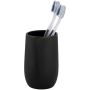 Wenko 26548100 kubek na szczoteczki czarny zdj.1