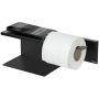 Wenko Lizan 26586100 uchwyt na papier toaletowy czarny zdj.1