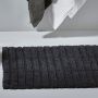 Zone Denmark Tiles 331847 dywanik łazienkowy 80x50 cm prostokątny czarny zdj.3