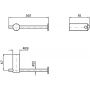 Zucchetti Helm ZAD830XP81 uchwyt na papier toaletowy zdj.2