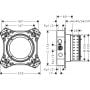 Axor iBox 01400180 element podtynkowy baterii zdj.2