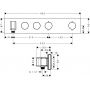 Axor ShowerSolutions 18355820 bateria wannowo-prysznicowa podtynkowa termostatyczna zdj.2