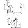 Axor Citterio 39181330 bateria umywalkowa podtynkowa zdj.2