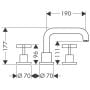 Axor Citterio 39436000 bateria wannowo-prysznicowa zdj.2