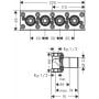 Axor 45443180 element podtynkowy baterii zdj.2