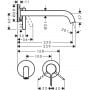 Axor One 48120820 bateria umywalkowa podtynkowa nikiel zdj.2