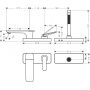 Axor Citterio C 49430250 bateria wannowo-prysznicowa nawannowa złota zdj.2