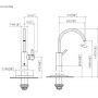 Dornbracht Meta 2258466100 bateria umywalkowa podłogowa podłogowa chrom zdj.2