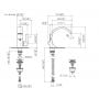 Dornbracht Cyo 3350581100 bateria umywalkowa stojąca chrom zdj.2