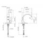 Dornbracht Cyo 3352581100 bateria umywalkowa stojąca chrom zdj.2