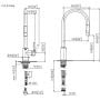 Dornbracht Tara Ultra 33870888000010 bateria kuchenna stojąca chrom zdj.2