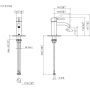 Dornbracht Meta 3352266000 bateria umywalkowa stojąca chrom zdj.2