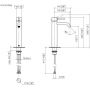 Dornbracht Meta 3353766000 bateria umywalkowa stojąca chrom zdj.2