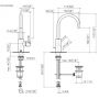 Dornbracht Meta 3356066100 bateria umywalkowa stojąca chrom zdj.2