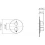 Dornbracht Madison 3642597700 bateria prysznicowa podtynkowa termostatyczna chrom zdj.2