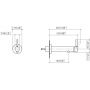 Dornbracht Meta 3680466119 bateria umywalkowa podtynkowa chrom zdj.2