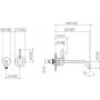 Dornbracht Meta 3686166033 bateria umywalkowa podtynkowa czarna zdj.2