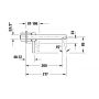Duravit Circle CE1070004010 bateria umywalkowa podtynkowa chrom zdj.2