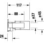 Duravit GK1900004000 element podtynkowy baterii zdj.2