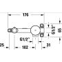 Duravit GK1900004000 element podtynkowy baterii zdj.3