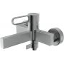 FDesign Zaffiro FD1ZFR104 bateria wannowo-prysznicowa ścienna grafitowa zdj.1