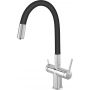 Ferro Filtrata BFT41B bateria kuchenna do filtra wody stojąca chrom-czarna zdj.1