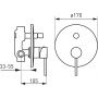 FDesign Flusso FD1FLS7P11 bateria wannowo-prysznicowa zdj.2