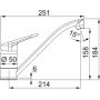 Franke Princess II 1150347142 bateria kuchenna stojąca chrom zdj.2