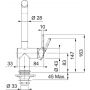 Franke Active L Pull-Out Spray 1150653387 bateria kuchenna stojąca biała zdj.3