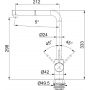 Franke Sirius L 1150668383 bateria kuchenna stojąca beżowa zdj.2